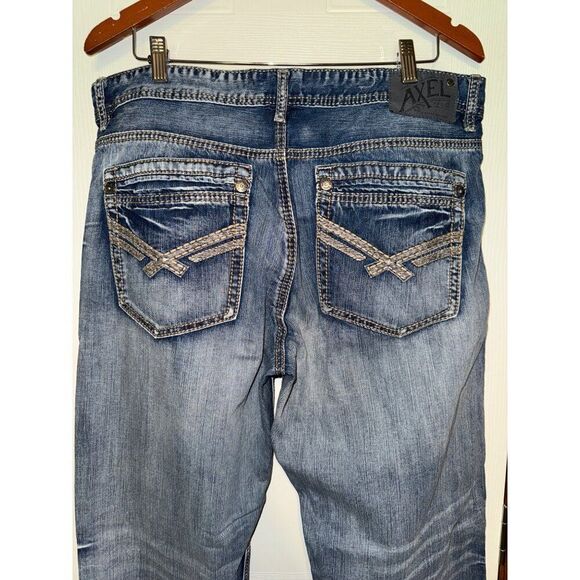 TK Axel MADISON Relaxed Straight Mens Denim Jeans Size 36x30 - Picture 7 of 12